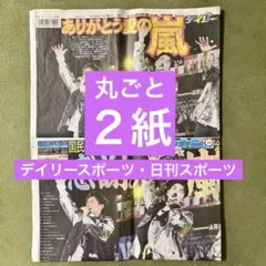 デイリースポーツ、ニッカン 新聞 丸ごと2紙 6/1嵐 ARASHIのサムネイル