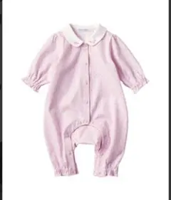 ファミリア 花柄ロンパース 60