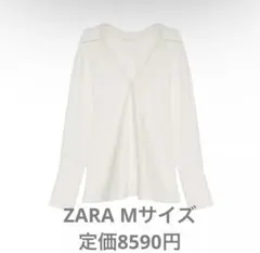 新品 ZARA ポロネックシャツ ZWコレクションMのサムネイル