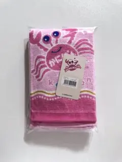 かにぱん フェイスタオル ピンクのサムネイル