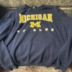 90s 00s ヴィンテージ　カレッジスウェット　ミシガン大学　古着