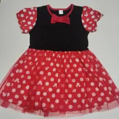 ミニーマウス風 ワンピース 130cm