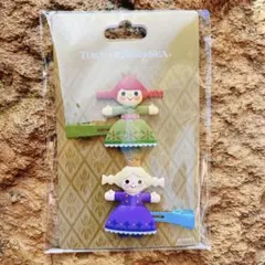 【ディズニー】　ファンタジースプリングス　アナと雪の女王　ヘアクリップセット