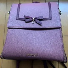 サマンサベガ リボンスクエアリュック ピンク バッグ