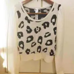 大幅値下げ！◆MURUA◆レオパード柄ニット！美品☆送料込！！