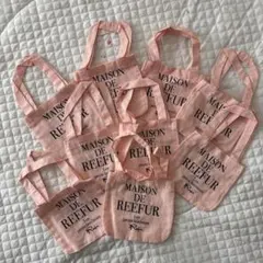 MAISON DE REEFUR ピンク トートバッグ 9個セット ショッパー