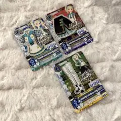 アイカツカード 3枚セット 藤堂ユリカ