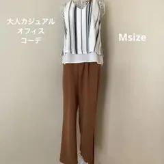 大人綺麗 オフィスカジュアル 2点セット Mサイズ 未使用パンツ