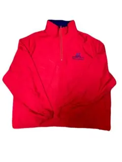TOMMY HILFIGER golf ハーフジップ　レッド　ドローコード付き