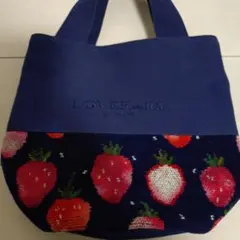 フェイラー　ストロベリーフィールド　トートバッグ　黒　いちご Amazon.co.jp: フェイラー ストロベリーフィールド トートバッグ