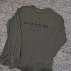 美品 COACH リラックスド ワッフル ニット サーマル ロンT y2k - メルカリ