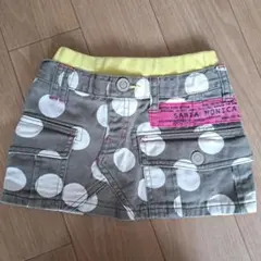 JUNK STORE☆ドット柄デニムスカート 110cm