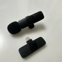 スマホワイヤレスマイク Lightning接続 ブラック