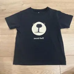 mont-bell クマ顔プリント Tシャツ 110