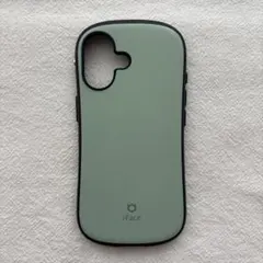 iFace くすみグリーン iPhone16ケース MagSafe対応