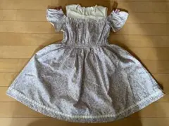 any fam 花柄 オフショルダーワンピース 130