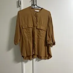 AuieF シャツ ブラウス ブラウン