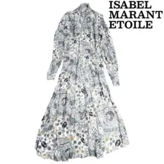 ケ*ャ様 イザベルマランエトワール 花柄 刺繍 ロングシャツワンピース 34 レ 2025年最新】ISABEL MARANT ETOILE レディース ロングワンピース