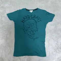 DIESEL スカル 刺繍 Tシャツ Y2K グランジ アーカイブ ドクロ