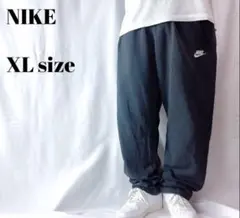 NIKE ナイキ スウェットパンツ イージーパンツ ロゴ刺繡 メンズ XL 黒