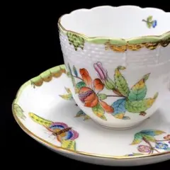 【美品】ヘレンド／ヴィクトリア・ゴールド デザートプレート 金彩／HV02 ヴィクトリア・ゴールド] デザートプレート