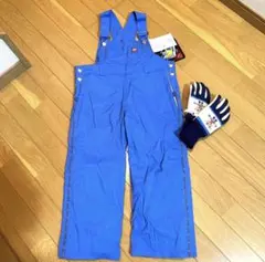 レア La-2 子供用スキーウェア M115青 新品 おまけに手袋付き ‪‪❤︎