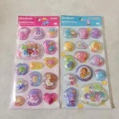 ケアベア　ポップデコパーティー　わたあめカプセルシール　2枚セット　正規品