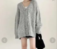 ニット オーバーサイズ