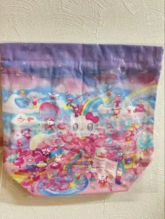 サンリオショップ原宿店限定 ノベルティ 持ち手付き巾着ポーチ 2点セット