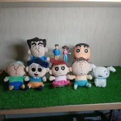 クレヨンしんちゃん ぬいぐるみ マスコット フィギュア セット