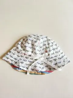 フィセル　BOBO オーガニックコットン　バケットハット　帽子　日本製　白