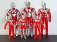 ウルトラマン ソフビ フィギュア バンダイ 6体セット
