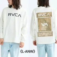 [新品] RVCA ルーカ ロンＴ 長袖Ｔシャツ バックプリント Lサイズのサムネイル