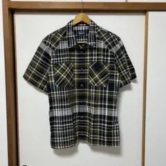 patagonia チェック 半袖シャツ