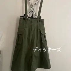 値下げ！Dickies サスペンダー付きロングスカートのサムネイル