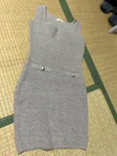 choker melange knit setup /