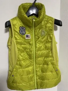 ライムグリーン レディース ベスト 900フィルパワー