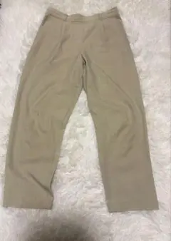 【訳あり】grove グローブ　パンツ　ベージュオフィスカジュアル　L