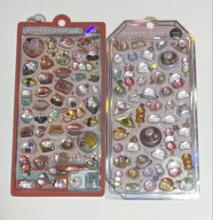 めしめしボンボン もちもちボンボン　ボンボンドロップシール　2セット