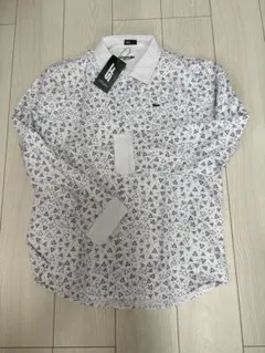 LACOSTE ラコステ メンズ シャツ 長袖 Lサイズ 新品未使用 幾何学模様