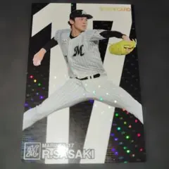 プロ野球チップスカード　佐々木朗希　キラカード　千葉ロッテマリーンズ　2024