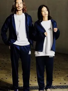 adidasコンバットスポーツ　 ジャージ上下セット Lサイズ　ネイビー