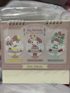マイメロディ　2026年　卓上カレンダー　サンリオ