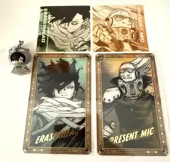 僕のヒーローアカデミア原画展イレイザーヘッド＆プレゼントマイクグッズ　おまけ付き