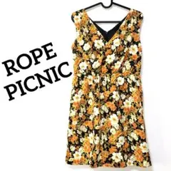ROPE PICNIC ロペピクニック　花柄ノースリーブワンピースMサイズ