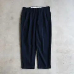 90s ラルフローレン ポロチノ ツータックチノ ネイビー USA W36L30