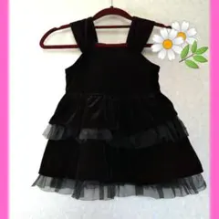 ベビーキッズ ♥️パーティー フレアー フォーマルドレス♥️レトロかわいい