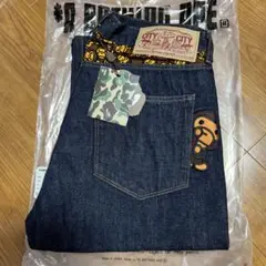 T◆APE BAPEKAWS BABY MILO デニムパンツ　L BABY MILO 10OZ DENIM PANTS | bape.com