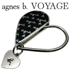 【良品】agnes b. VOYAGE キーホルダー ハート チャーム シルバーのサムネイル