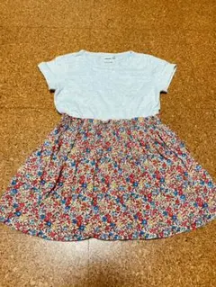 美品 ワンピース SHIPS シップス チュニック ワンピース 花柄 フレア